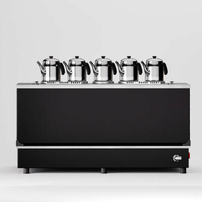Anka Pro Plus Hibrit Smart 5 Demlikli Çay Kazanı, Gaz + Elektrik, BPPO-S5 - 3