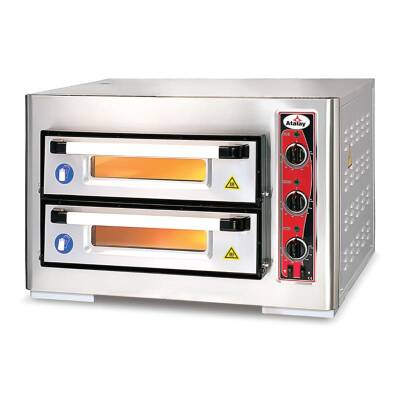 Atalay APF - 20/2 30 cm x 18 Pizza Kapasiteli Çift Katlı Pizza Fırını, Elektrikli