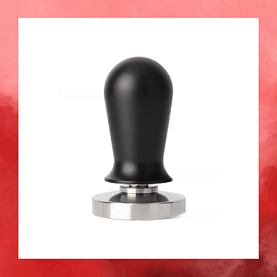 Biradlı Groovy GRV-371 Klikli Tamper, 58 mm, Siyah