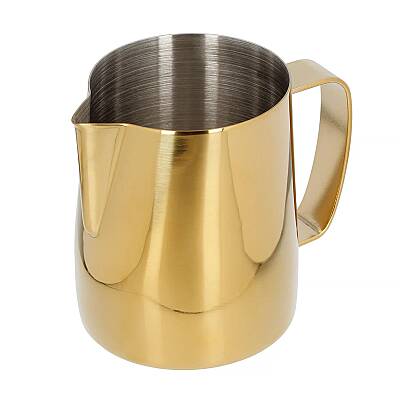 Escobarista Barista Space Süt Potu, Altın, 600 ml - 2