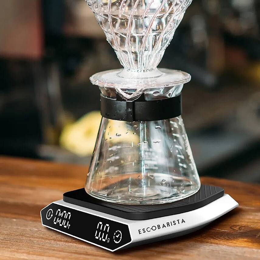 Escobarista Hassas Tartı Şarj Edilebilir, Beyaz 15cm×15cm×3,5cm - 3