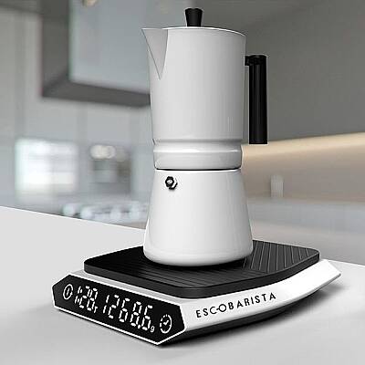 Escobarista Hassas Tartı Şarj Edilebilir, Beyaz 15cm×15cm×3,5cm - 2