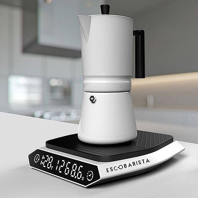 Escobarista Hassas Tartı Şarj Edilebilir, Beyaz 15cm×15cm×3,5cm - 2