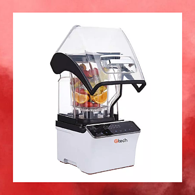 Gtech GT-E8 Bar Blender, Gürültü Önleyici Kapaklı, 1.2 L, 1500 W, Beyaz