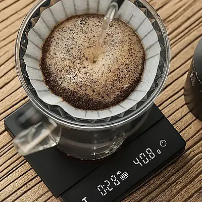MHW-3Bomber Cube Mini Kahve Terazisi, Şarj Edilebilir 10.4mm x 10.4mm x 1.9mm, Siyah - 2