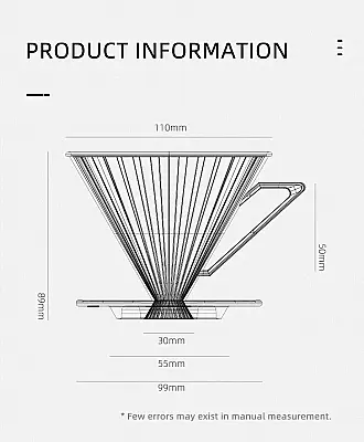 MHW-3Bomber Elf Dripper, V60 Demleme 2-4 Cup - 3