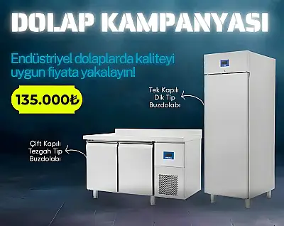 Öztiryakiler Dolap Kampanyası - Tek Kapılı Dik Tip + 2 Kapılı Yatay Buzdolabı