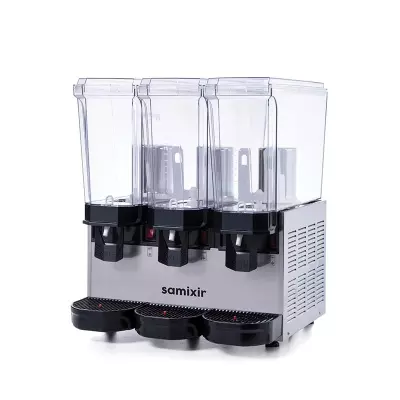 Samixir Triple Klasik Fıskiyeli Karıştırıcılı ve Karıştırıcılı Soğuk İçecek Dispenseri, 20+20+20 L, Sarı,60.SMMY, 60.SMMB, 60.SMMI - 4