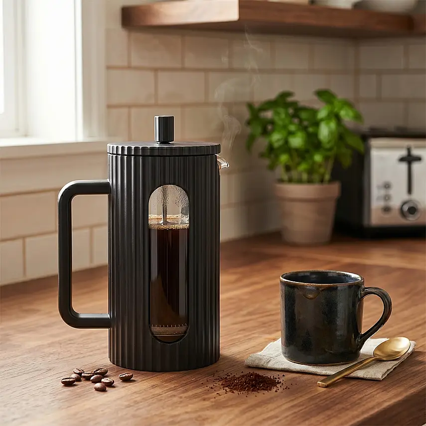 Smartpan French Press, 1000 Ml, Siyah - 6