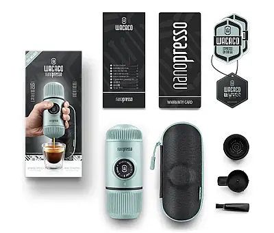 Wacaco Nanopresso Manuel Espresso Makinesi, Buz Mavisi - 2