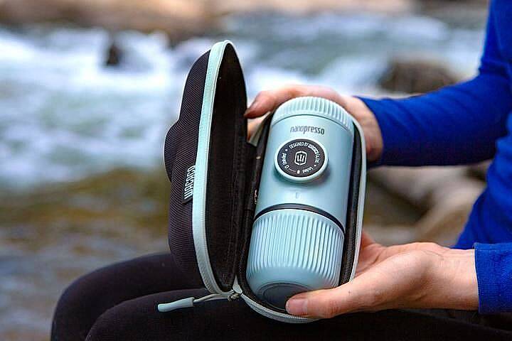 Wacaco Nanopresso Manuel Espresso Makinesi, Buz Mavisi - 5